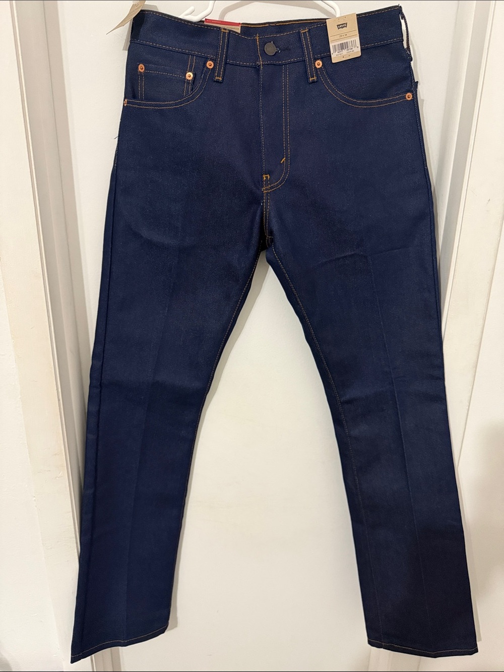Slim Straight Dark Blue Men's Jeans